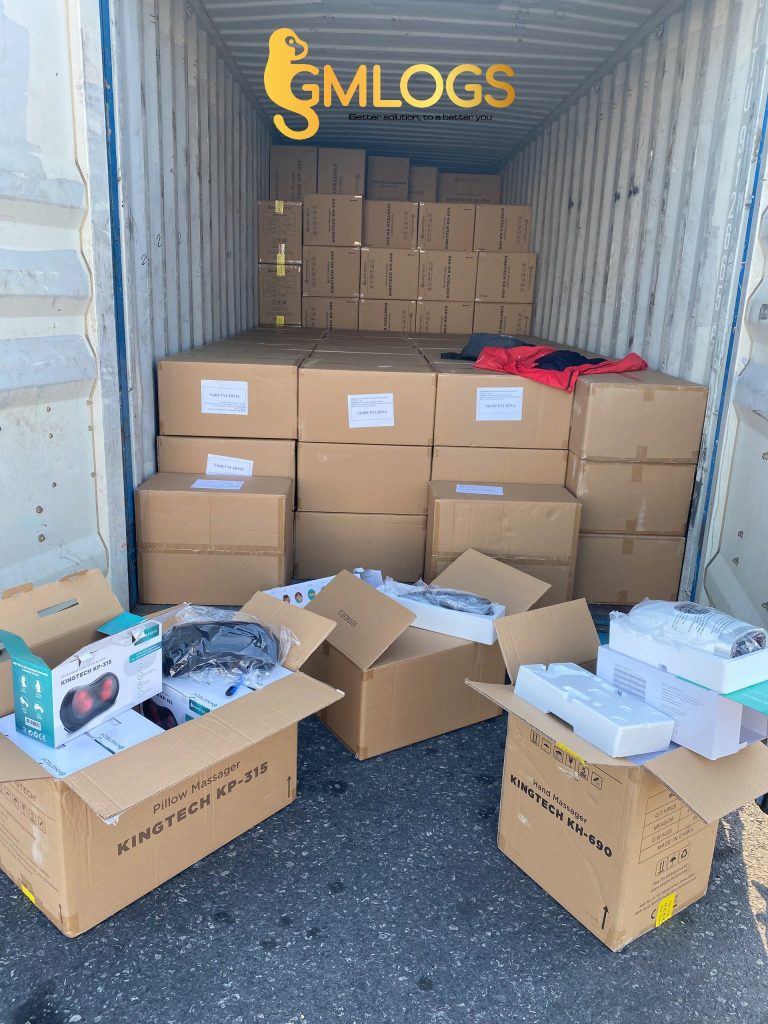 GMLOGS vận chuyển & làm thủ tục cho lô hàng thiết bị massage